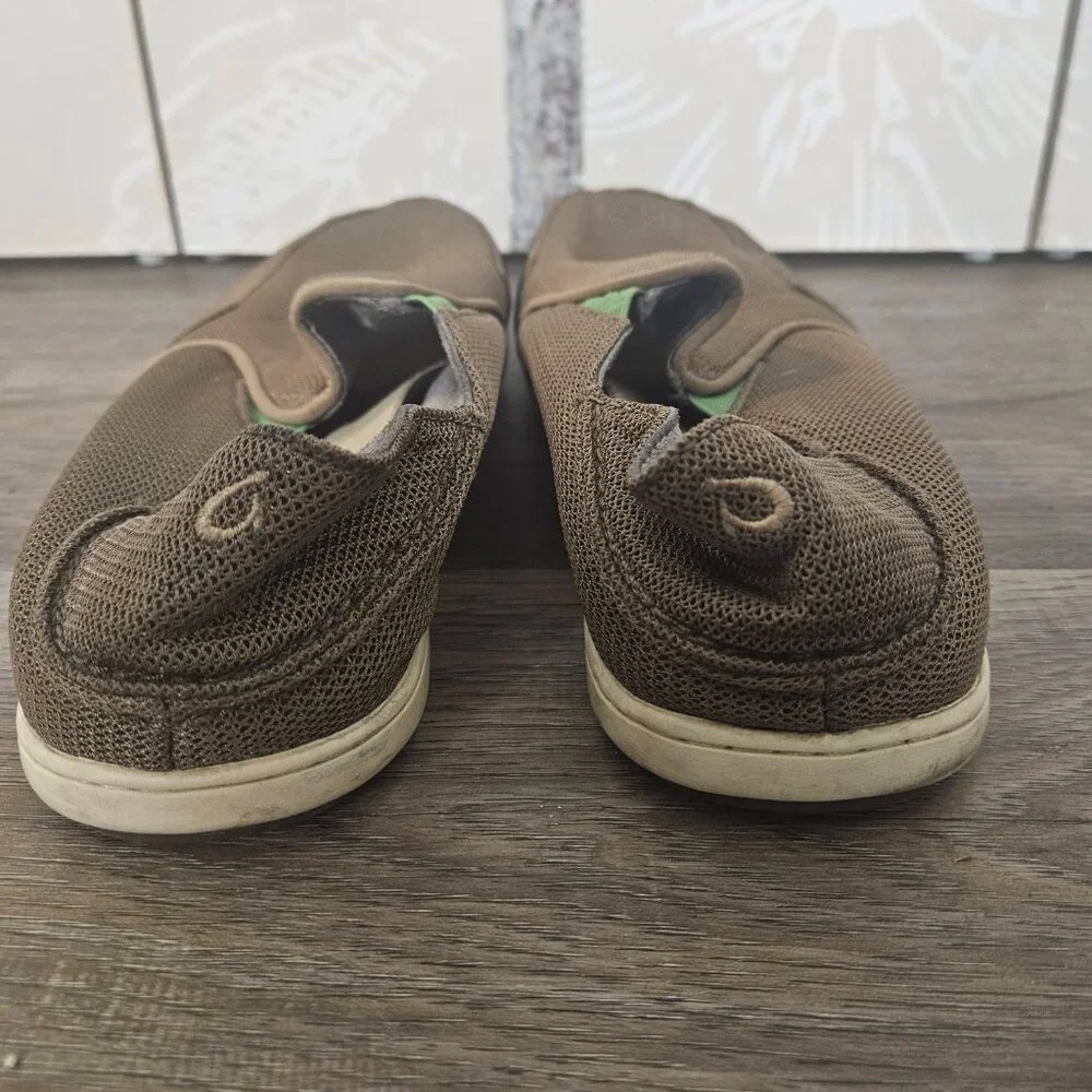 Olukai Men's Nohea Mesh Size 10 Slip On Casual Comfort Breathable‎
